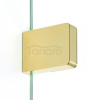 NEW TRENDY Parawan nawannowy Eventa Gold Shine 100x150, jednoelementowy, wspornik skośny EXK-4897